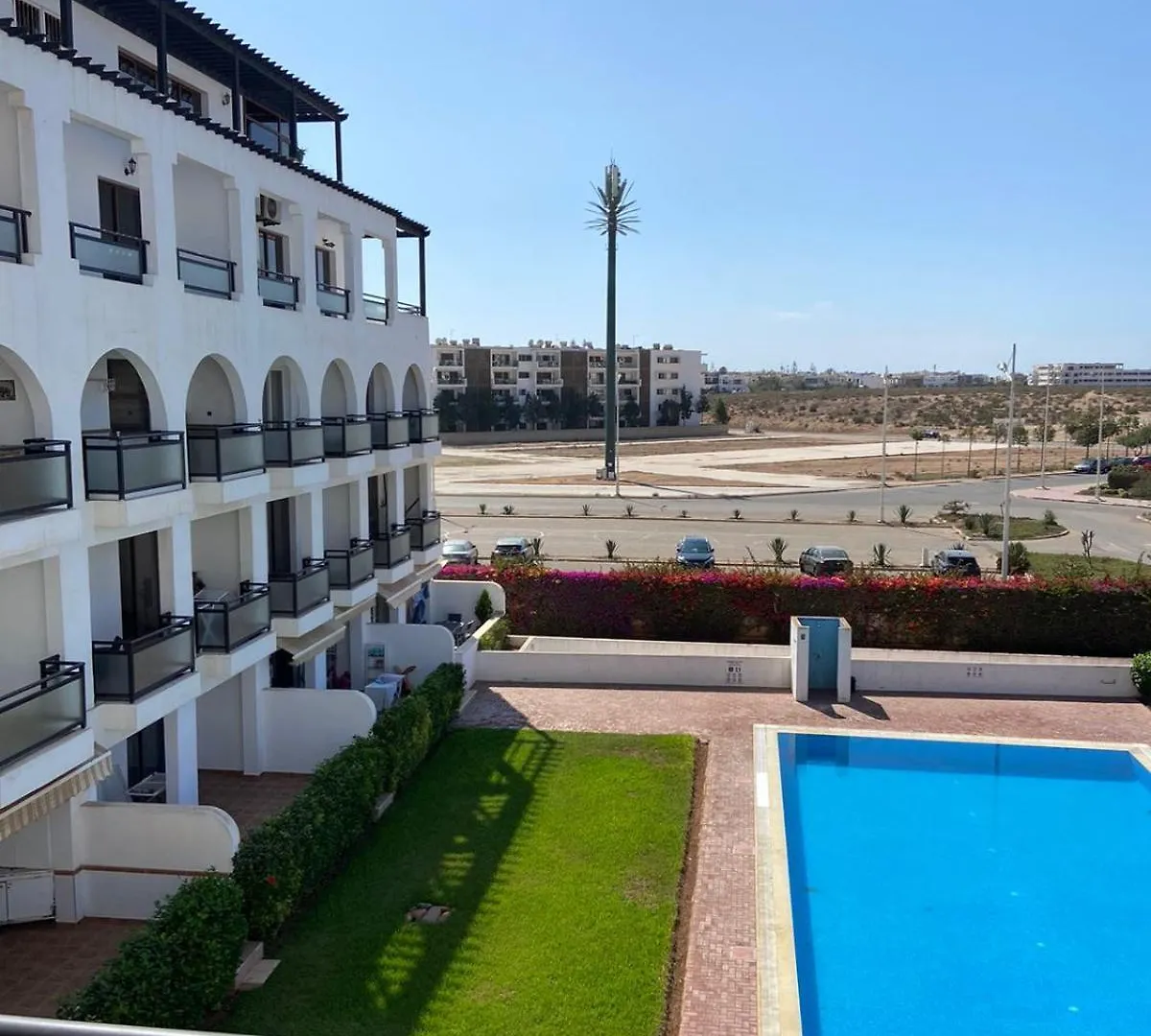 Appartement Moderne, Vue Piscine A Agadir